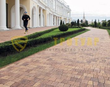 тротуарная плитка антик Листопад