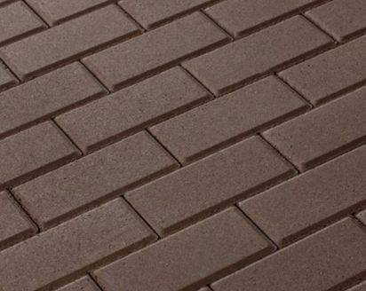 Тротуарная брусчатка Б.2.П.6 коричневая