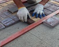 Укладка тротуарной плитки с полной подготовкой основания