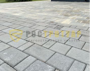 Тротуарная плитка новый город укладка