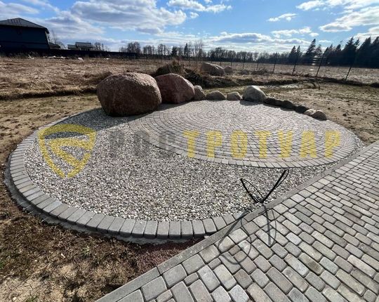 Тротуарная плитка под ключ в Гатчине