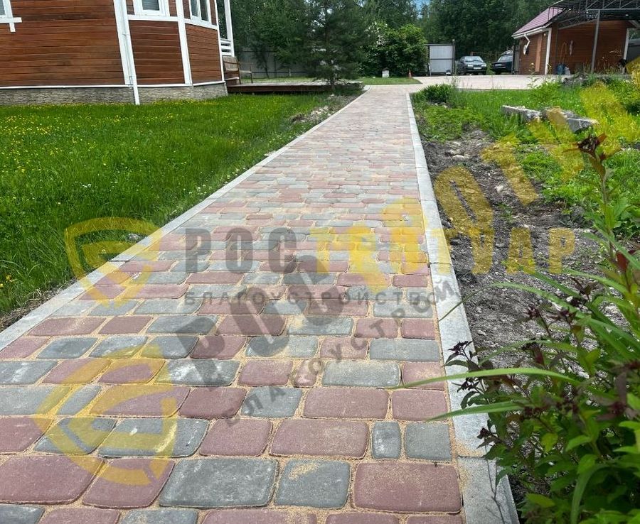 Тротуарная плитка под ключ в Гатчине