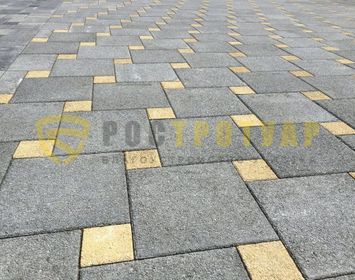 Тротуарная плитка квадрат 330х330х80